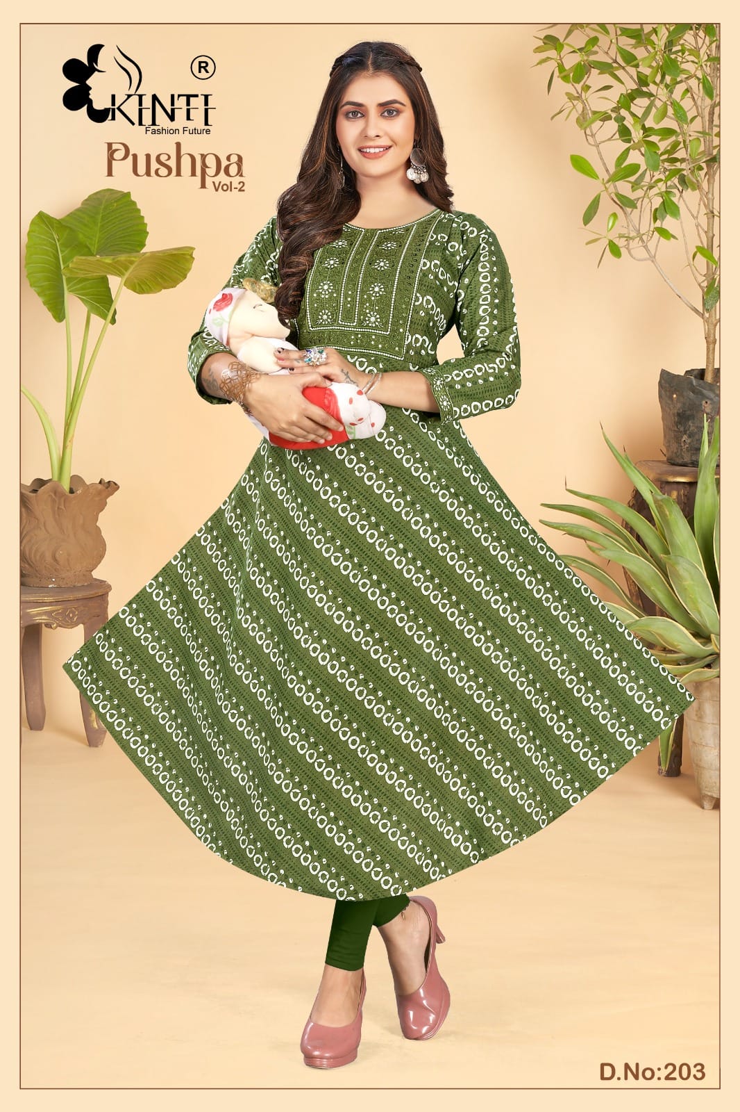 Pushpa Vol 2 By Kinti Printed Kurti Catalog
